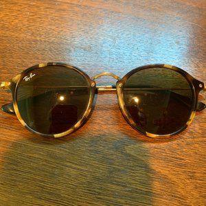 Ray-Ban Round Fleck Sunglasses